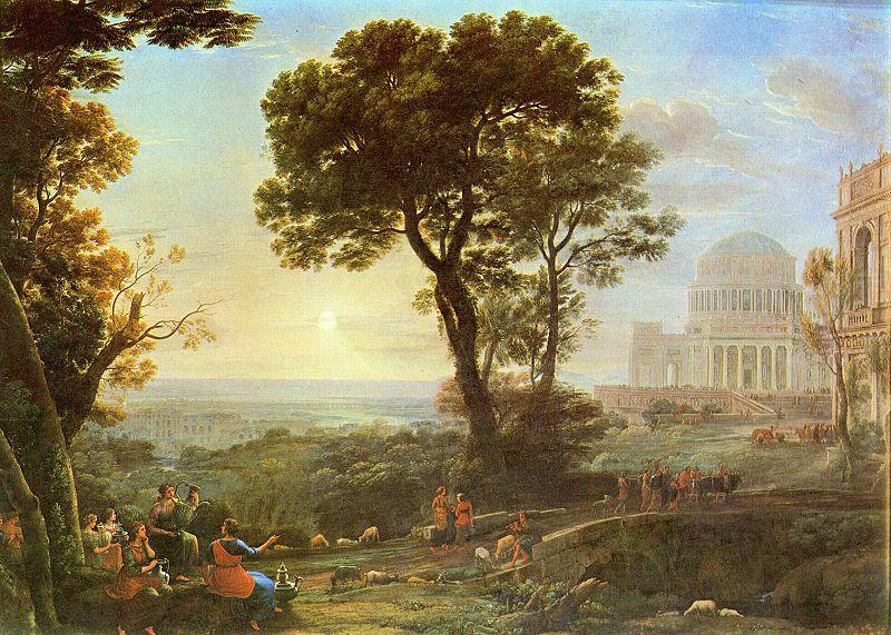 Claude Lorrain 2nd third of 17th century china oil painting image